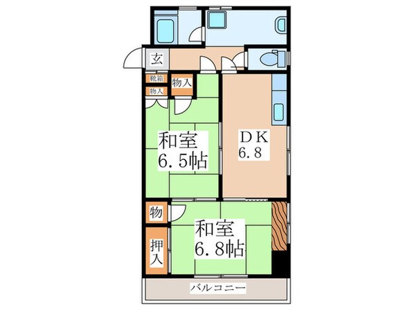 勇進ビルの物件間取画像